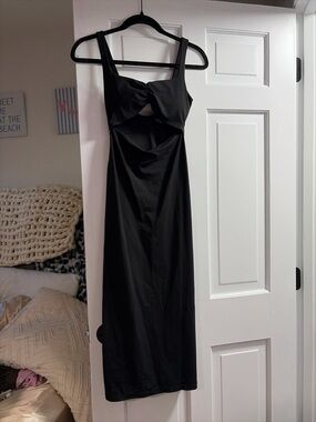 aerie satin midi dress Aerie Satin At The Barre Dress
